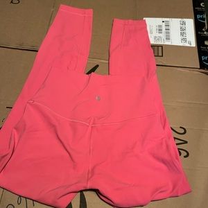 Lululemon align leggings 25” color guava size 4